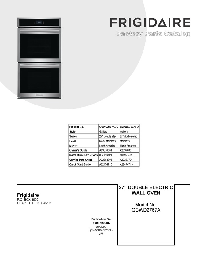 Diagram for GCWD2767AFD
