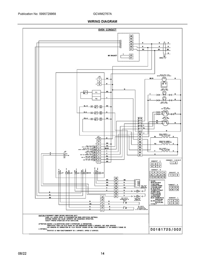 Diagram for GCWM2767AFD