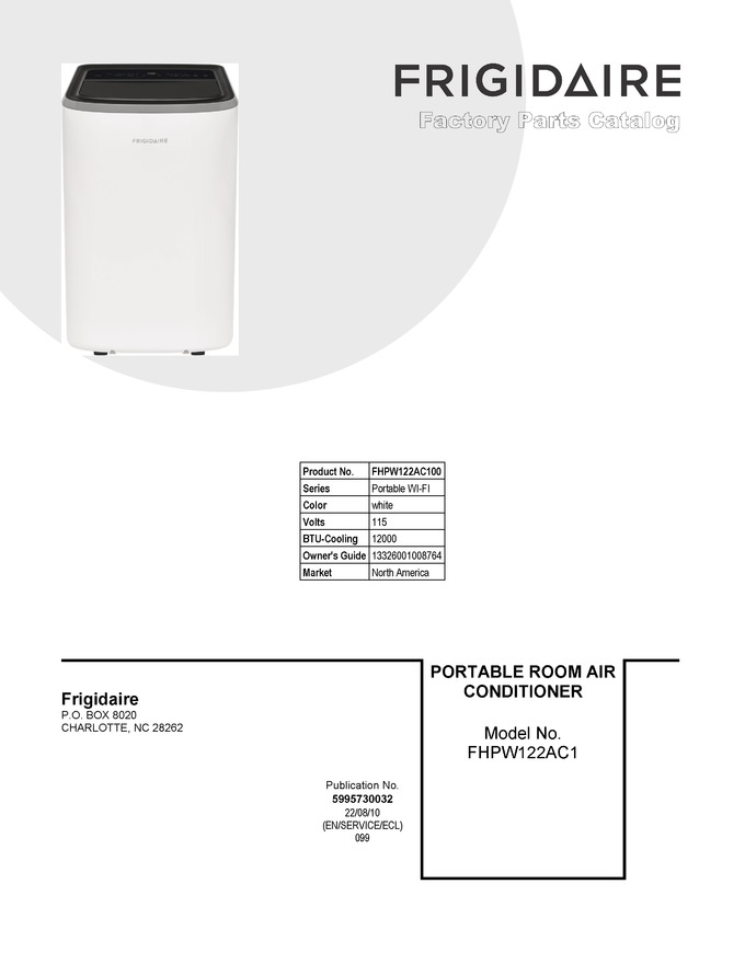 Diagram for FHPW122AC100