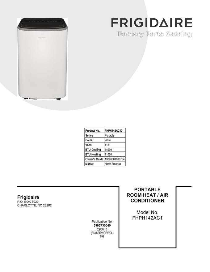 Diagram for FHPH142AC10