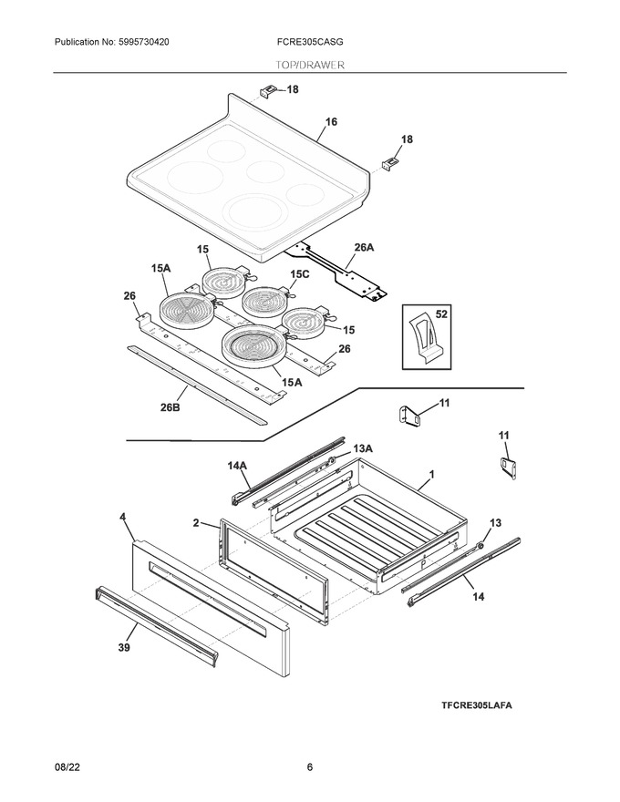 Diagram for FCRE305CASG