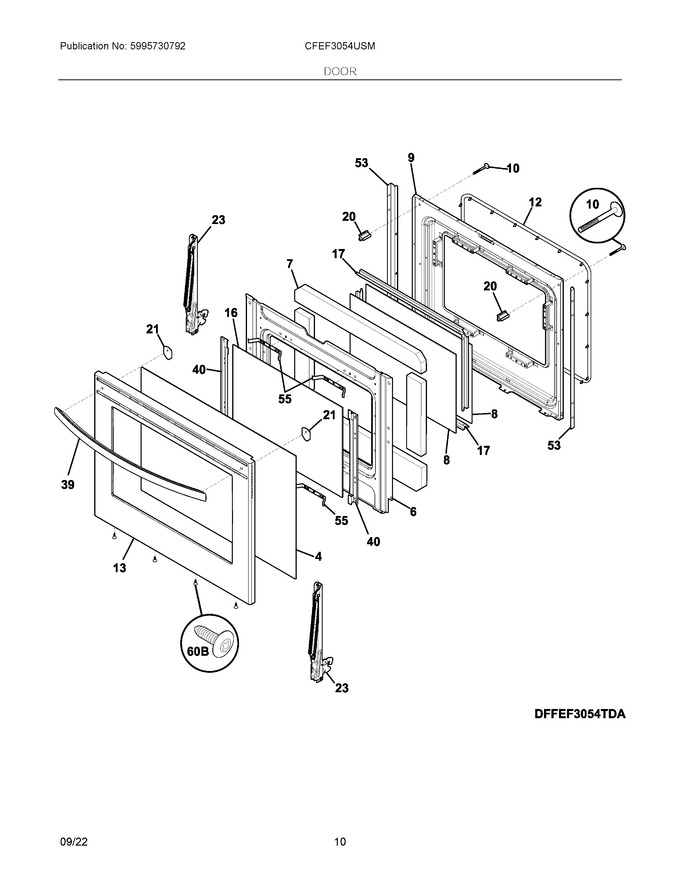 Diagram for CFEF3054USM