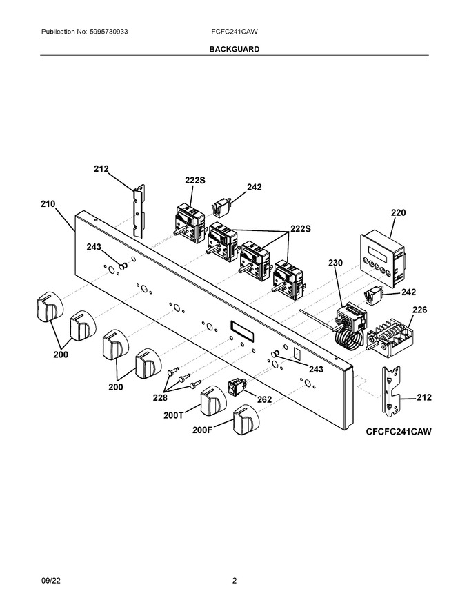 Diagram for FCFC241CAW