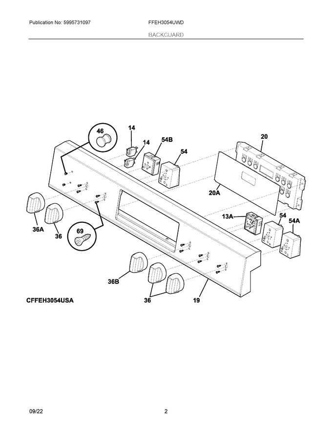 Diagram for FFEH3054UWD