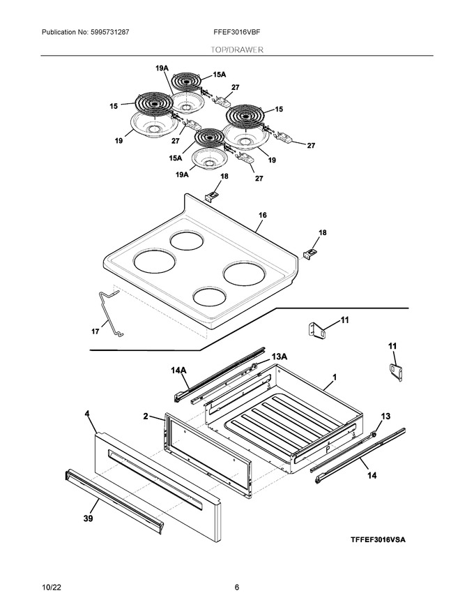 Diagram for FFEF3016VBF