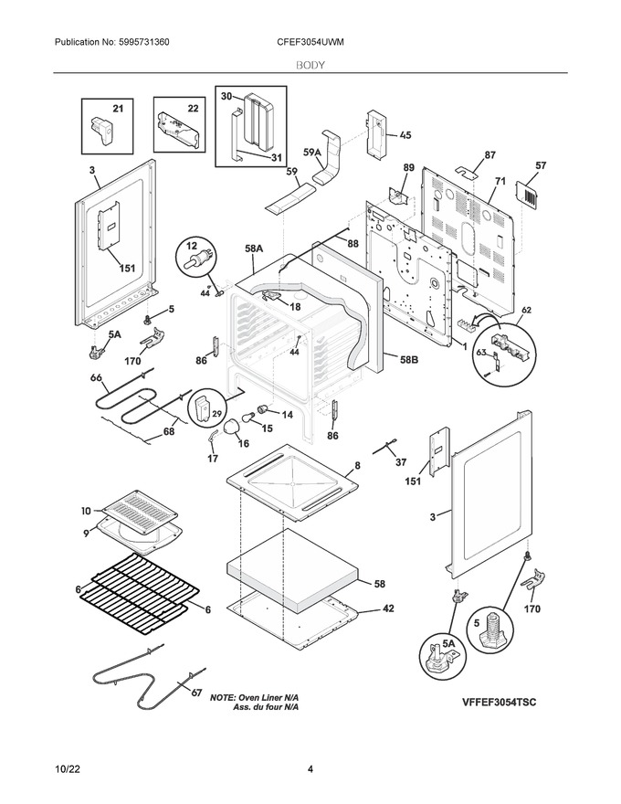 Diagram for CFEF3054UWM