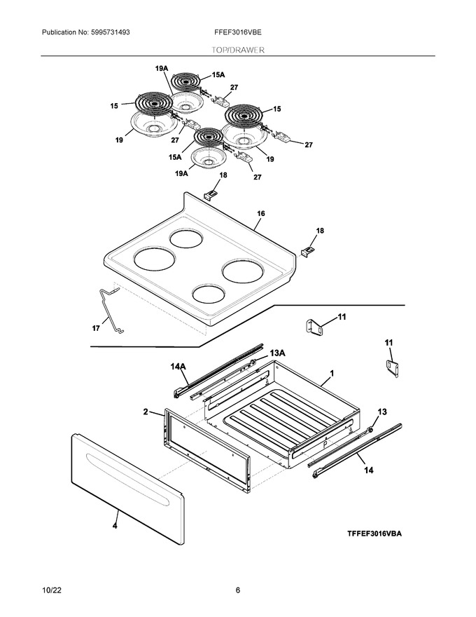 Diagram for FFEF3016VBE