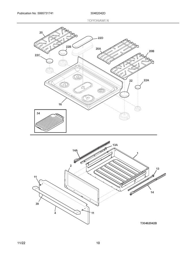 Diagram for 30462042D