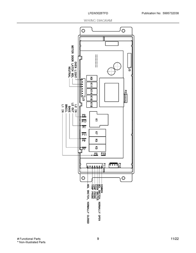 Diagram for LFEW3026TFD