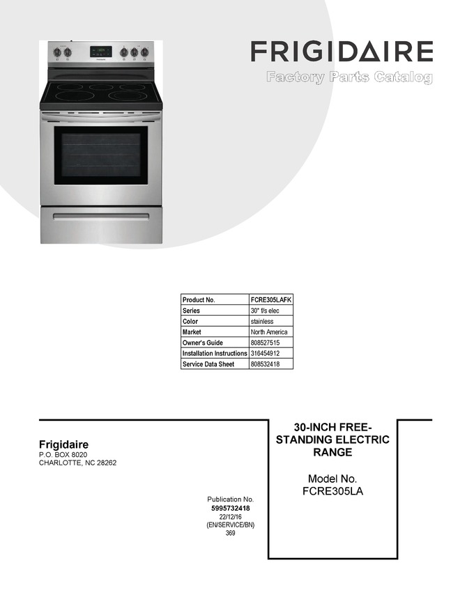 Diagram for FCRE305LAFK
