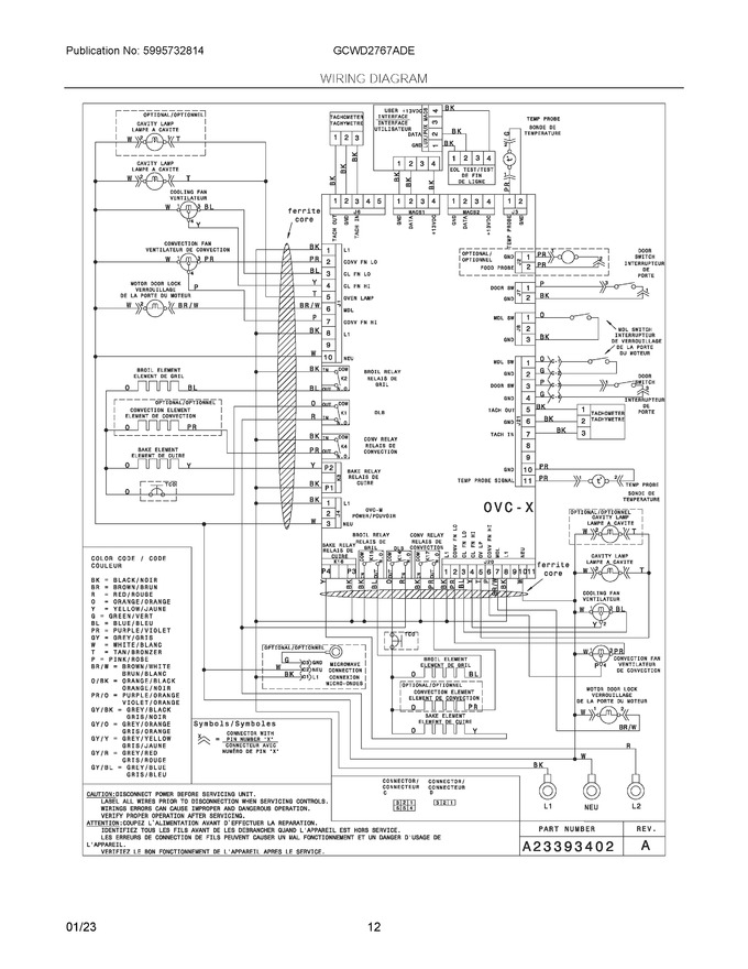Diagram for GCWD2767ADE