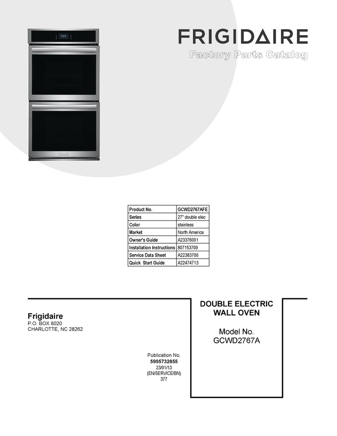 Diagram for GCWD2767AFE