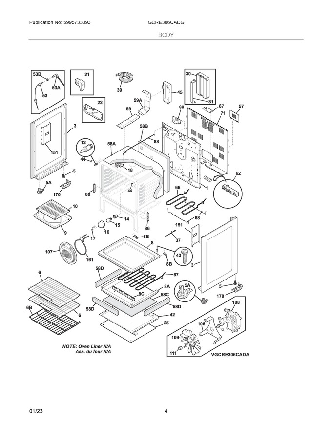 Diagram for GCRE306CADG