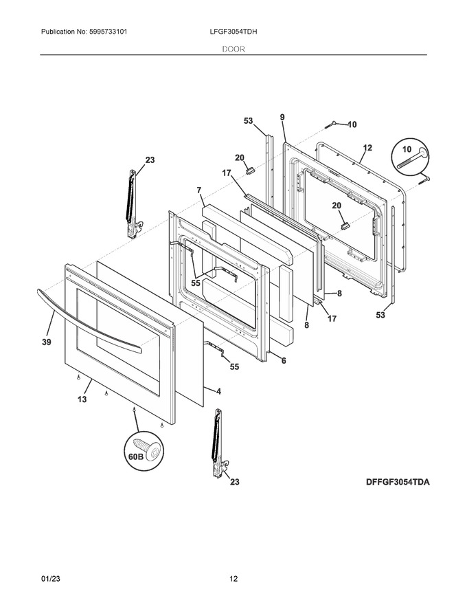 Diagram for LFGF3054TDH