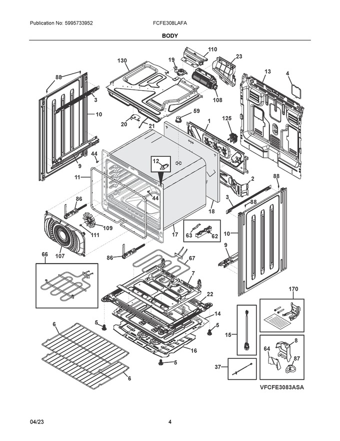 Diagram for FCFE308LAFA