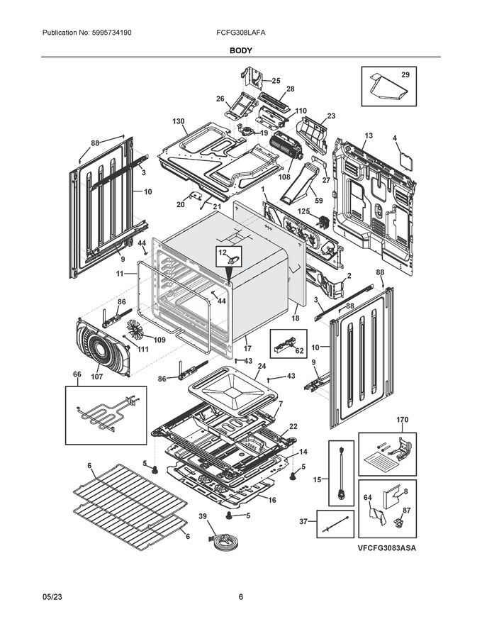 Diagram for FCFG308LAFA