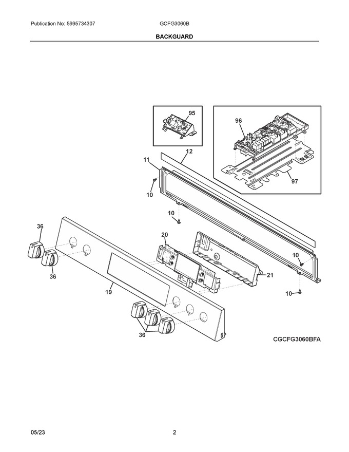 Diagram for GCFG3060BDA