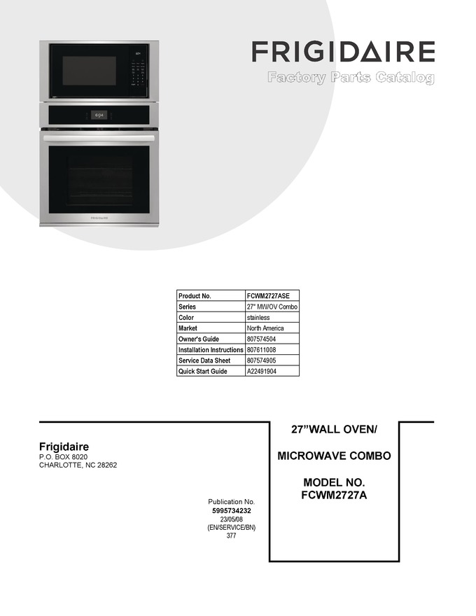 Diagram for FCWM2727ASE