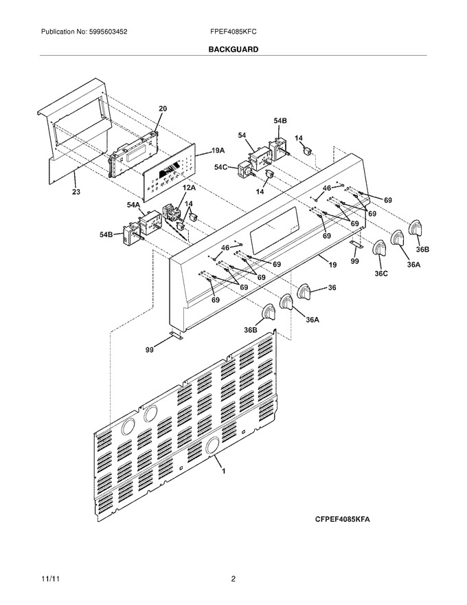 Diagram for FPEF4085KFC