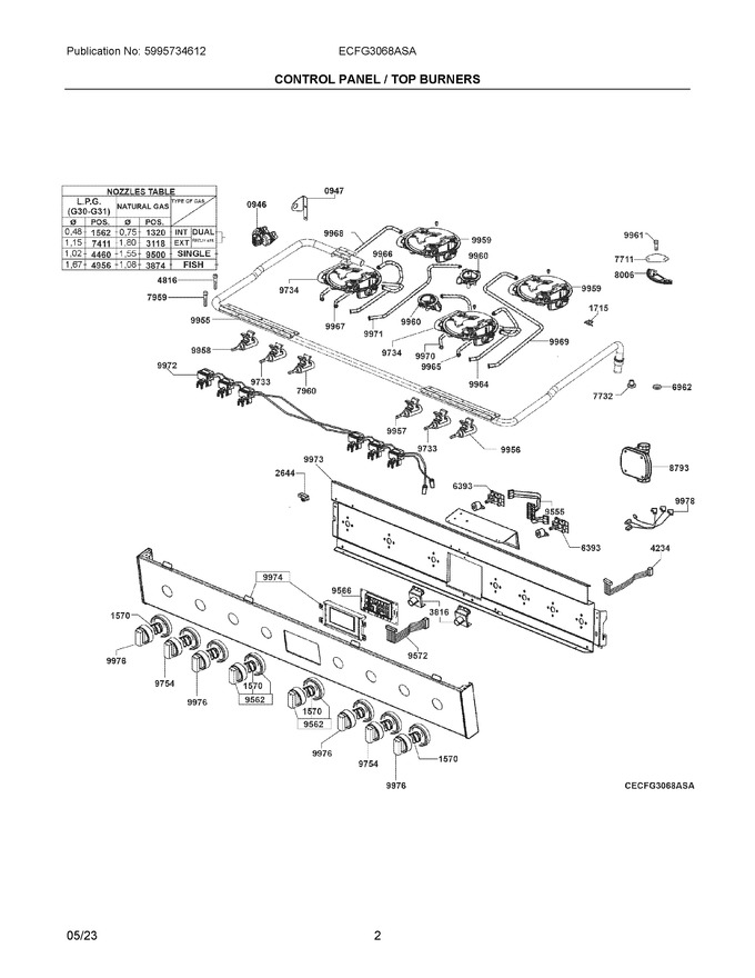 Diagram for ECFG3068ASA