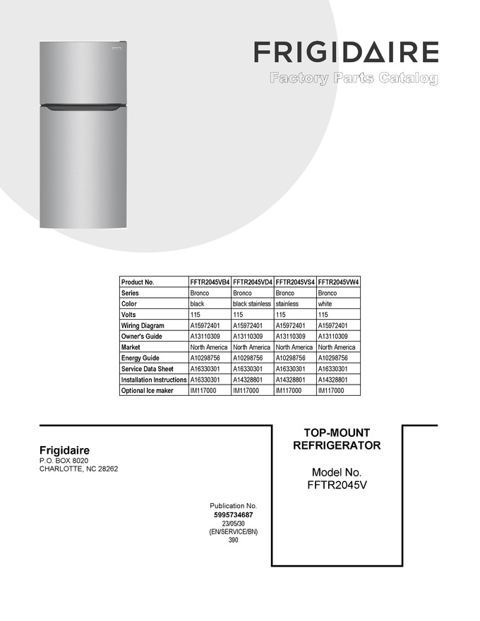 Diagram for FFTR2045VD4