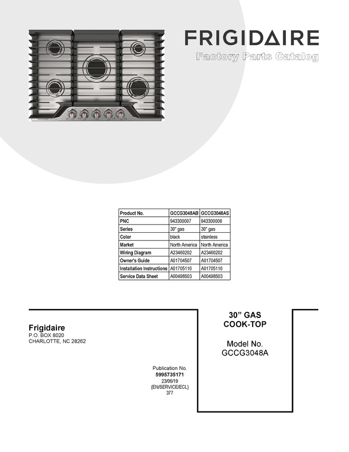 Diagram for GCCG3048AB