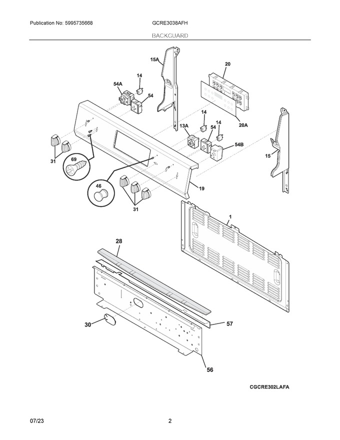 Diagram for GCRE3038AFH