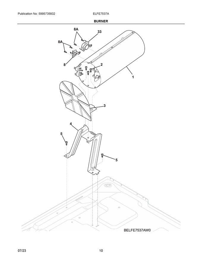 Diagram for ELFE7537AW1