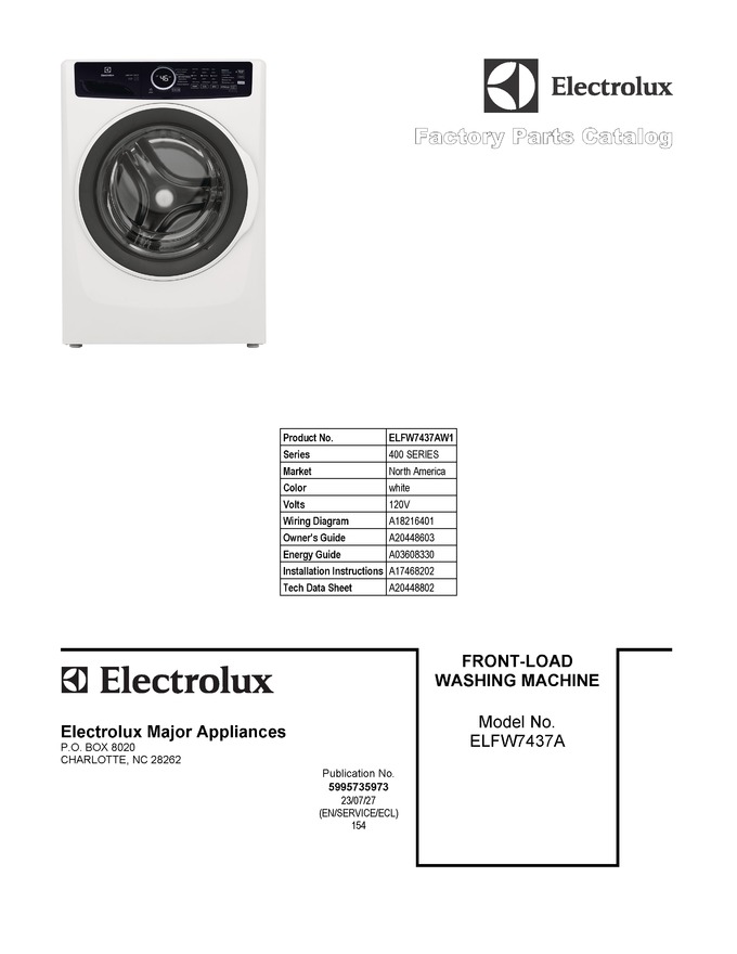 Diagram for ELFW7437AW1