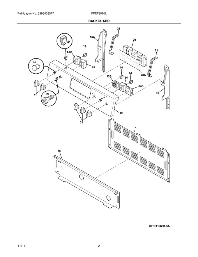 Diagram for FFEF3020LWF