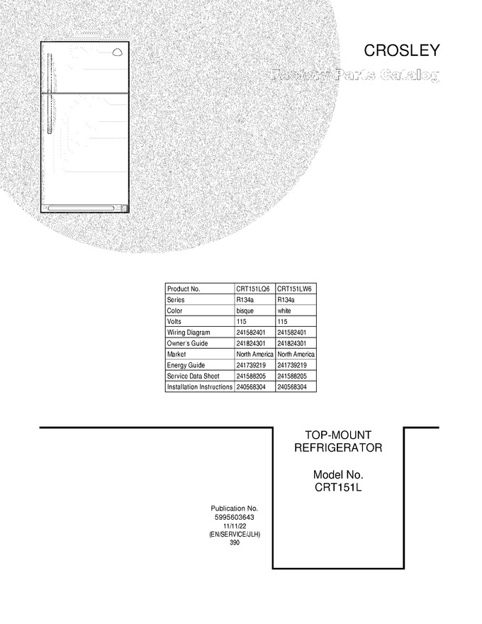 Diagram for CRT151LQ6