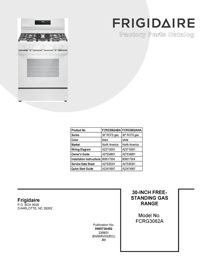 Diagram for FCRG3062AWA