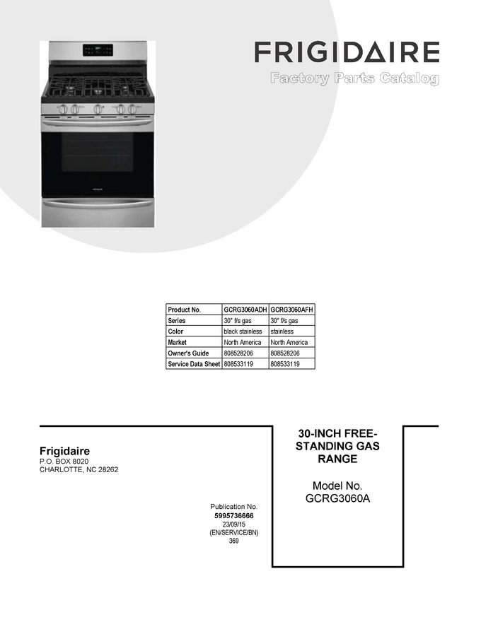 Diagram for GCRG3060ADH