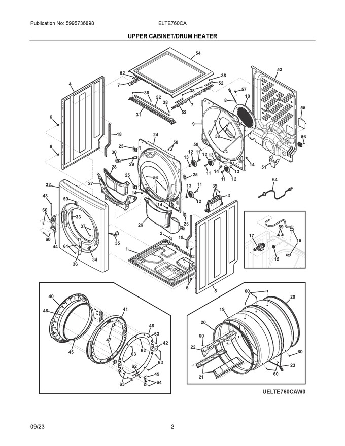 Diagram for ELTE760CAW0