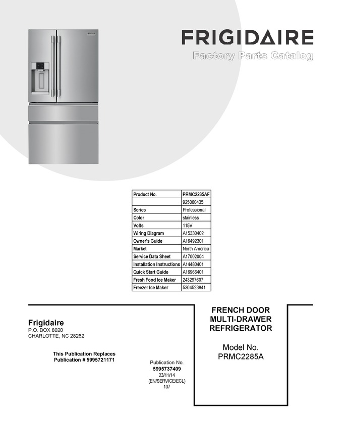 Diagram for PRMC2285AF