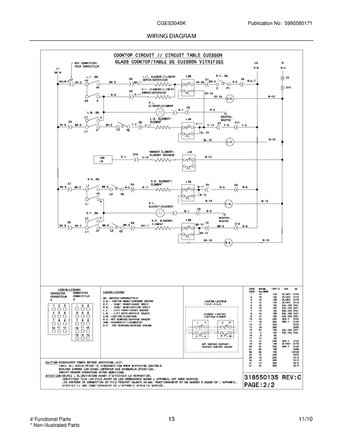 Diagram for CGES3045KW2