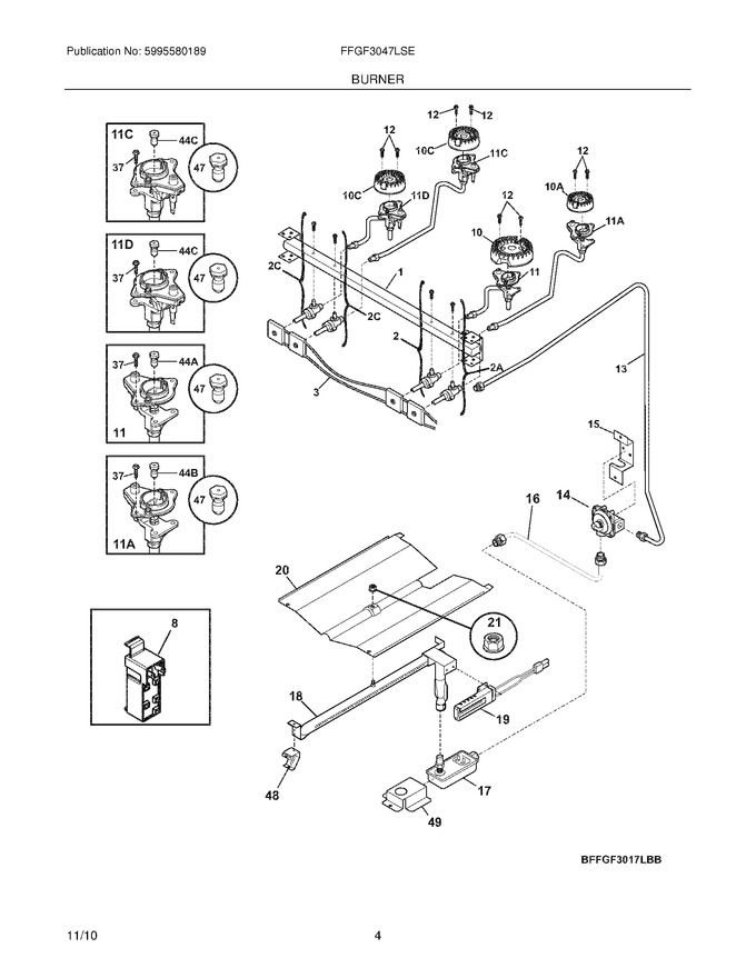 Diagram for FFGF3047LSE
