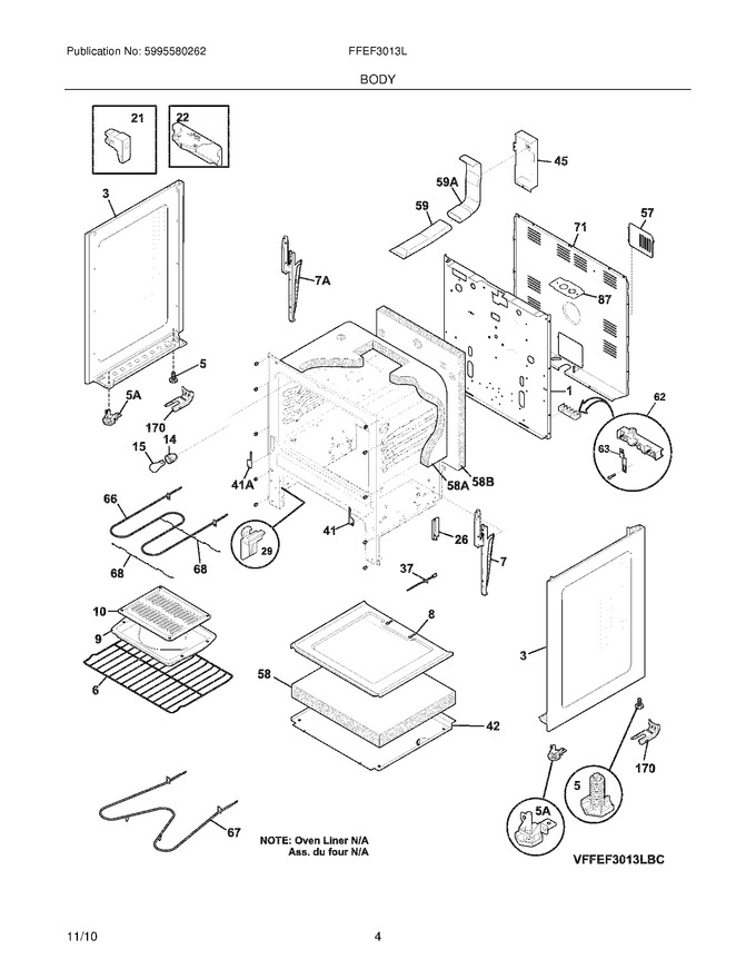 Diagram for FFEF3013LWC