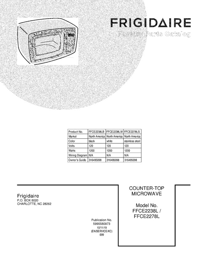 Diagram for FFCE2238LB