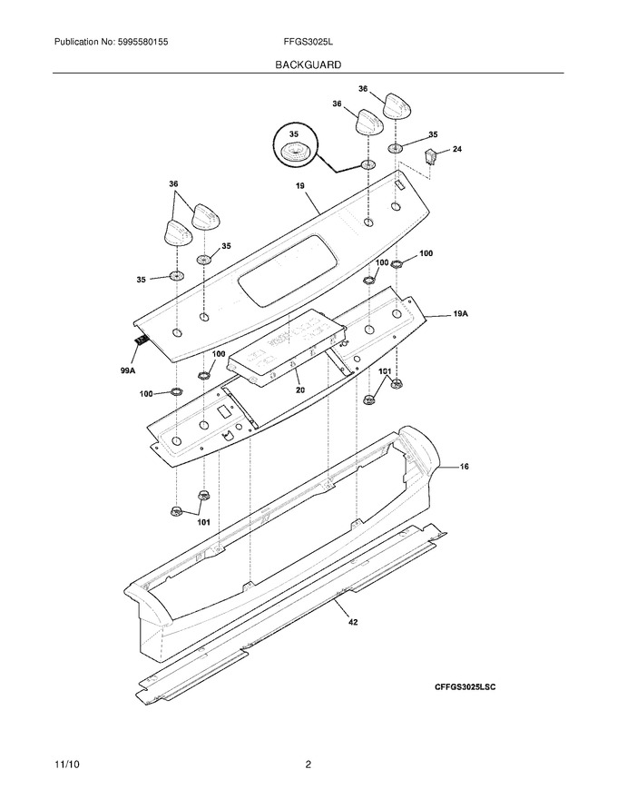 Diagram for FFGS3025LWC