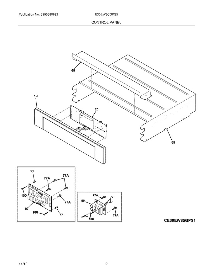 Diagram for E30EW8CGPS5