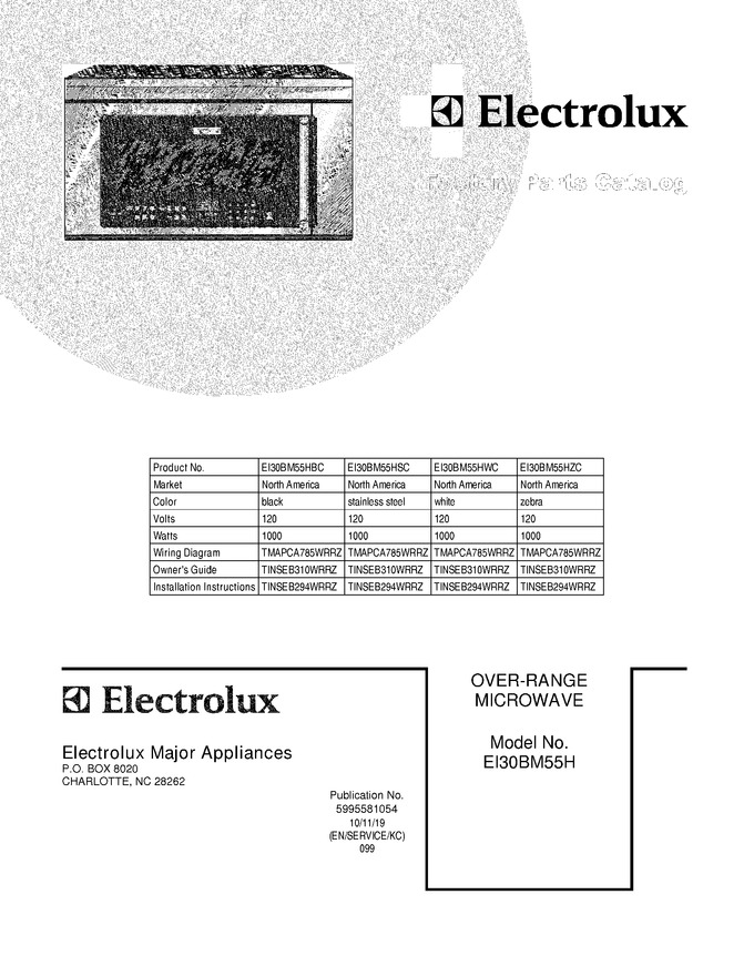 Diagram for EI30BM55HWC