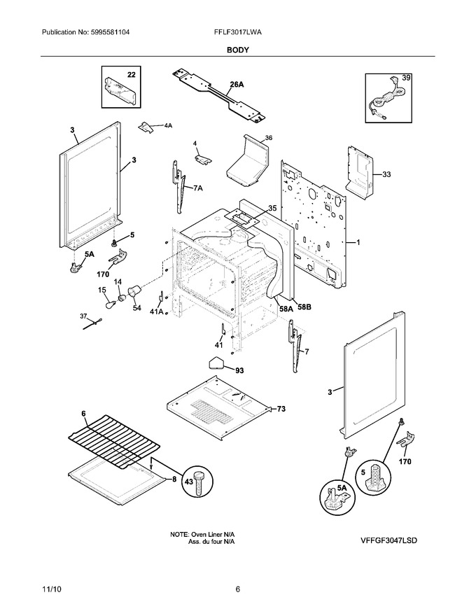 Diagram for FFLF3017LWA