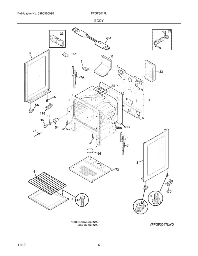 Diagram for FFGF3017LWD