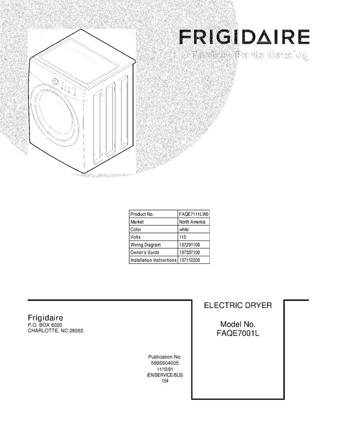 Diagram for FAQE7111LW0