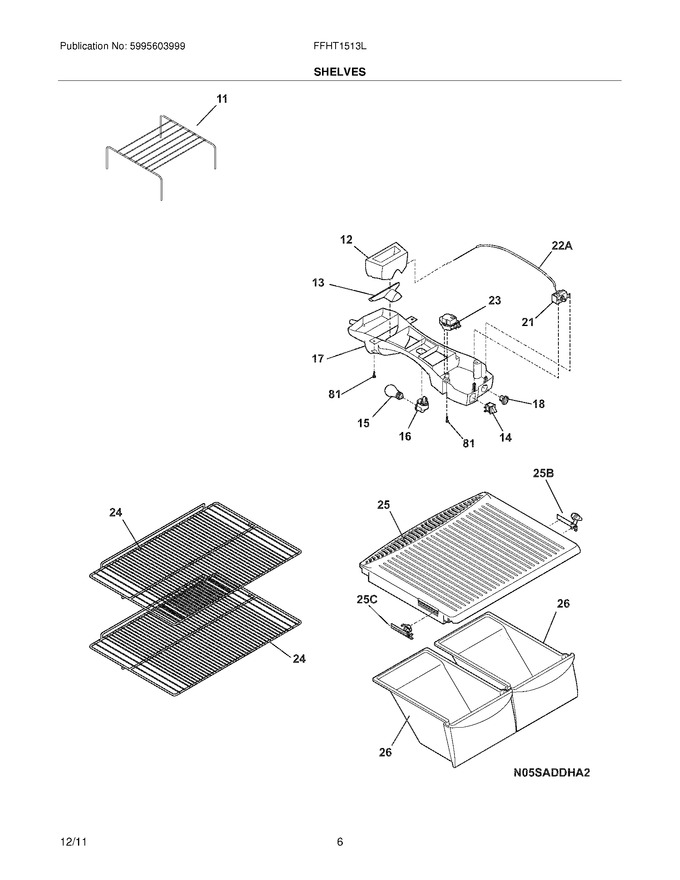 Diagram for FFHT1513LW7