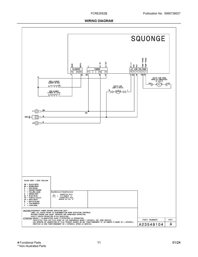 Diagram for FCRE3052BWA