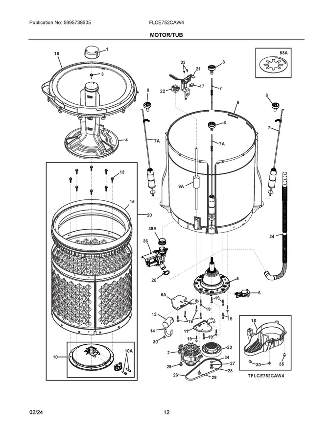 Diagram for FLCE752CAW4