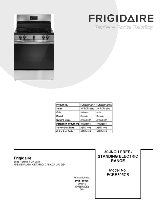 Diagram for FCRE305CBSA