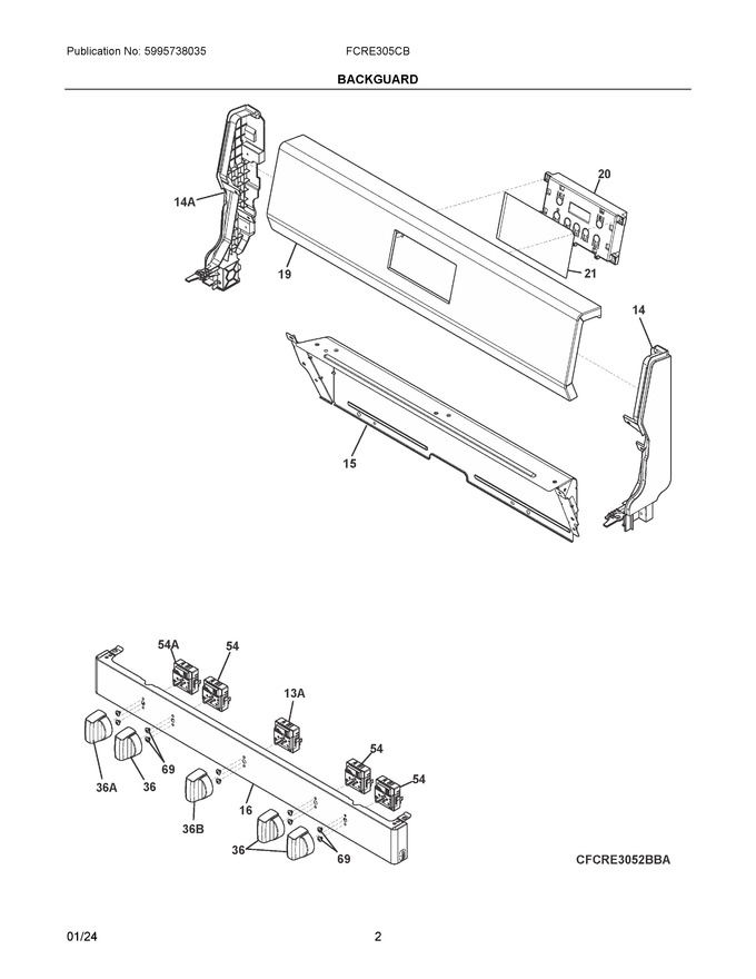 Diagram for FCRE305CBWA